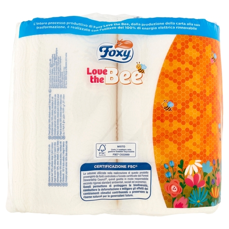 Foxy Love the Bee asciugatutto 6 pz